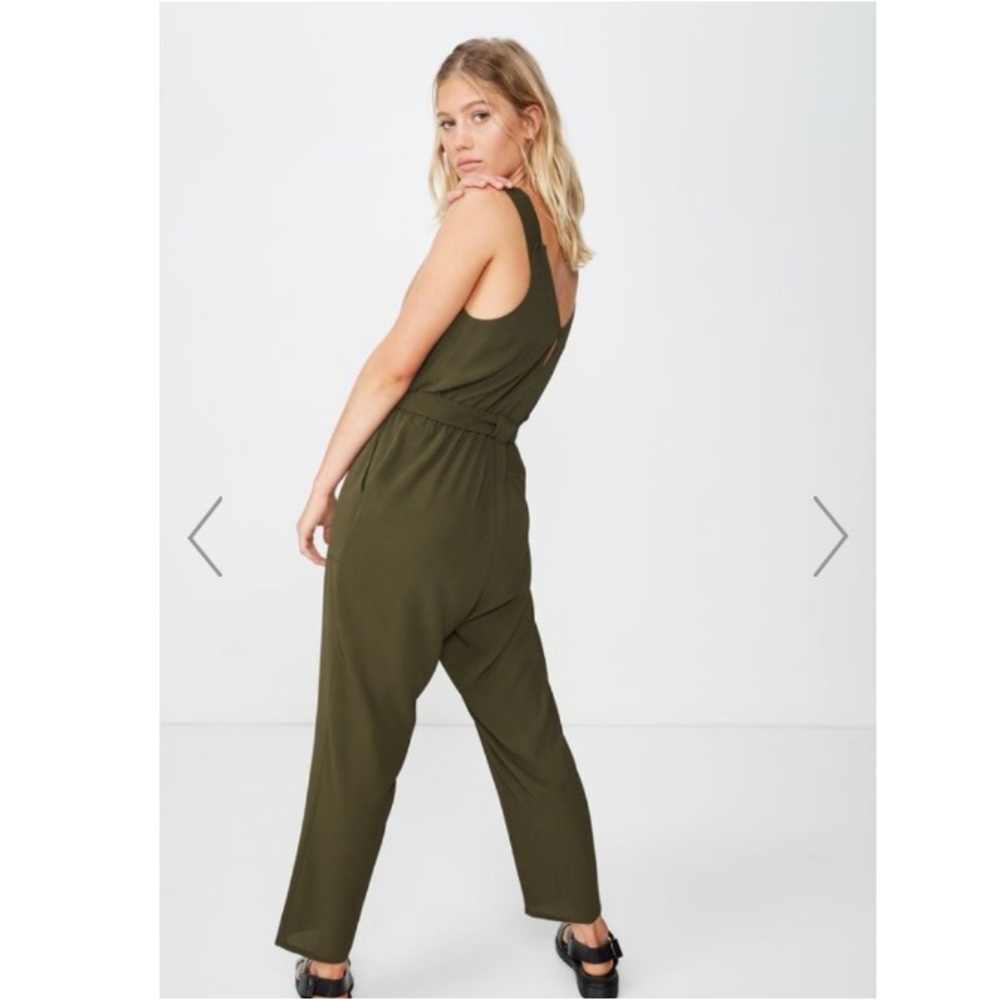 SOLD Woven Jillian Strappy Jumpsuit - Picture 2 of 3